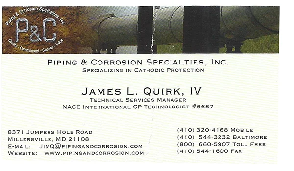 Piping & Corrosion Specialties Piping and Corrosion